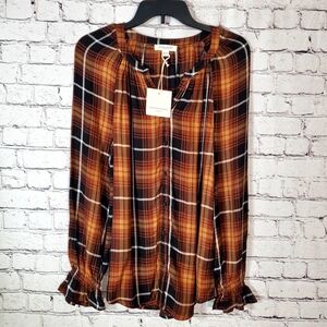 NWT - Beach Lunch Lounge Luna Top Size XS Harvest Moon Golden Hour Thanksgiving